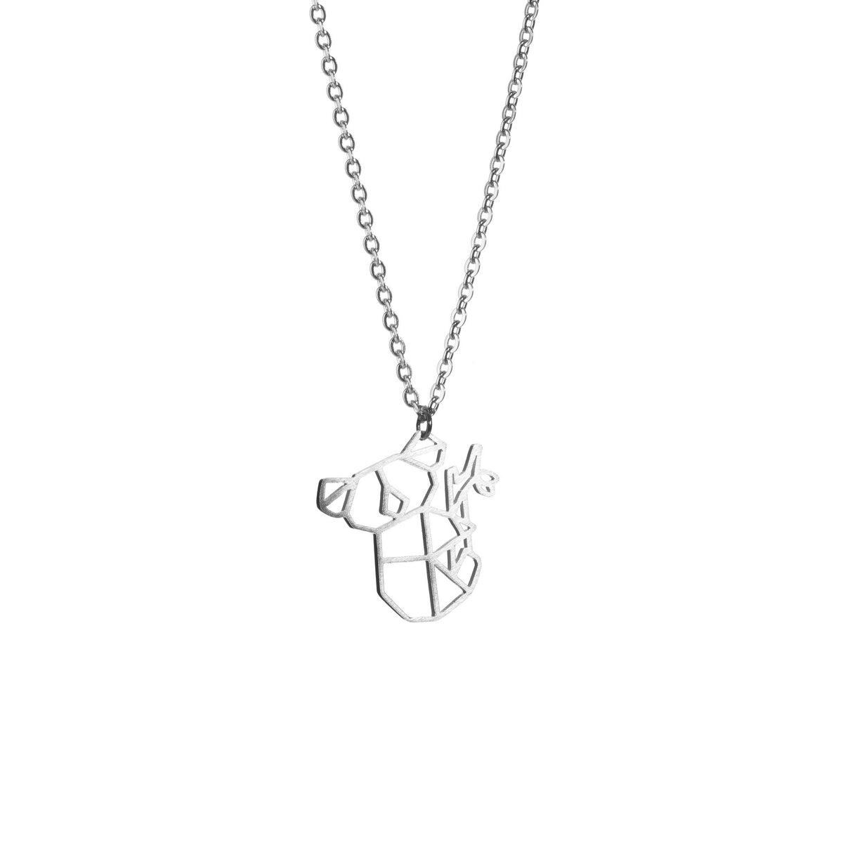 Silver hot sale koala necklace